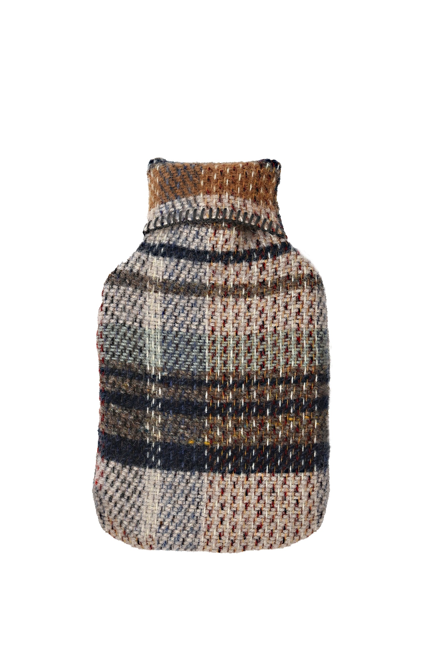 100% Recycled Pure Wool Hot Water Bottle by Tweedmill - Enamelhappy