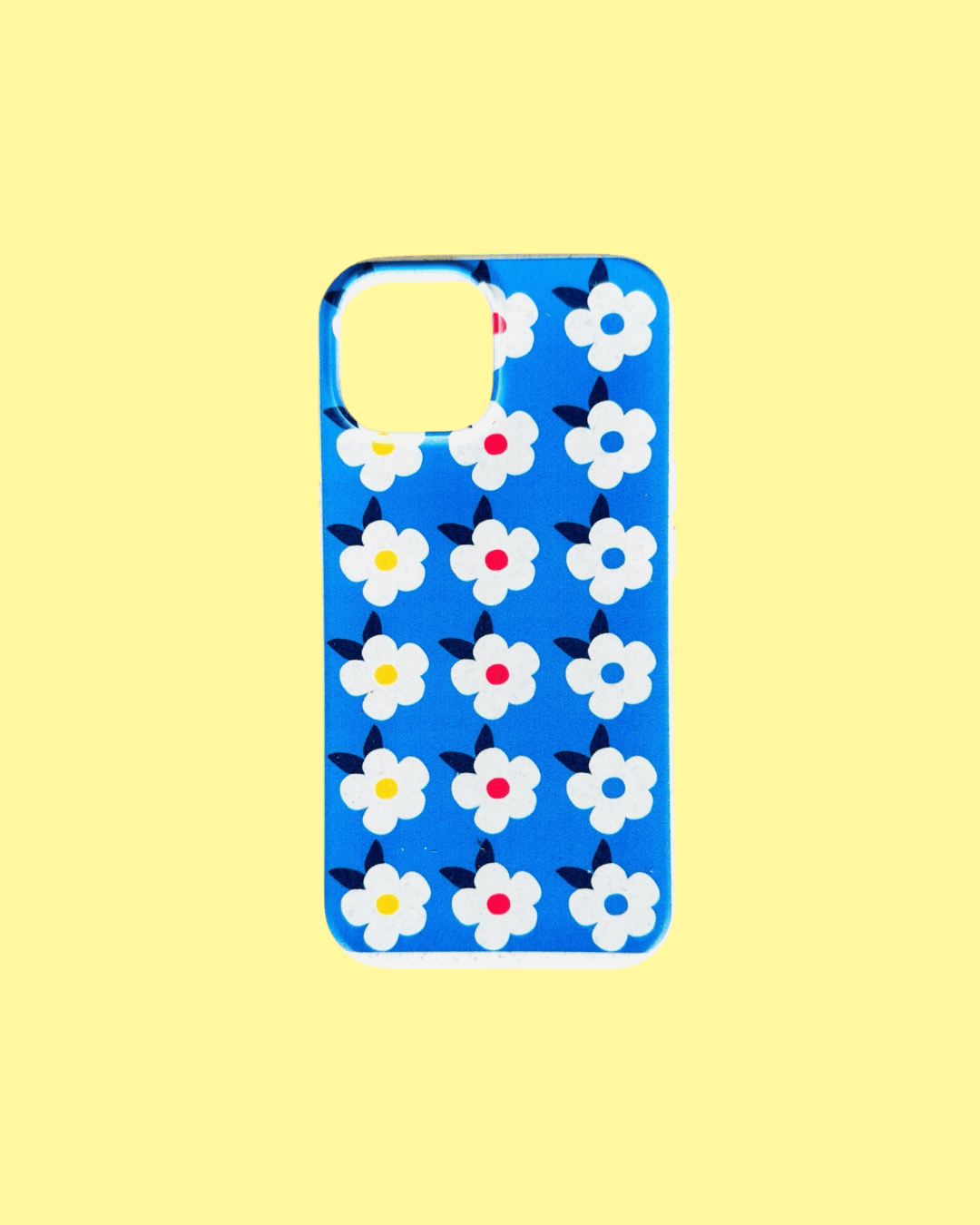 Retro Floral Tough Phone Case in Ocean Blue - Google Samsung Iphone - Enamelhappy