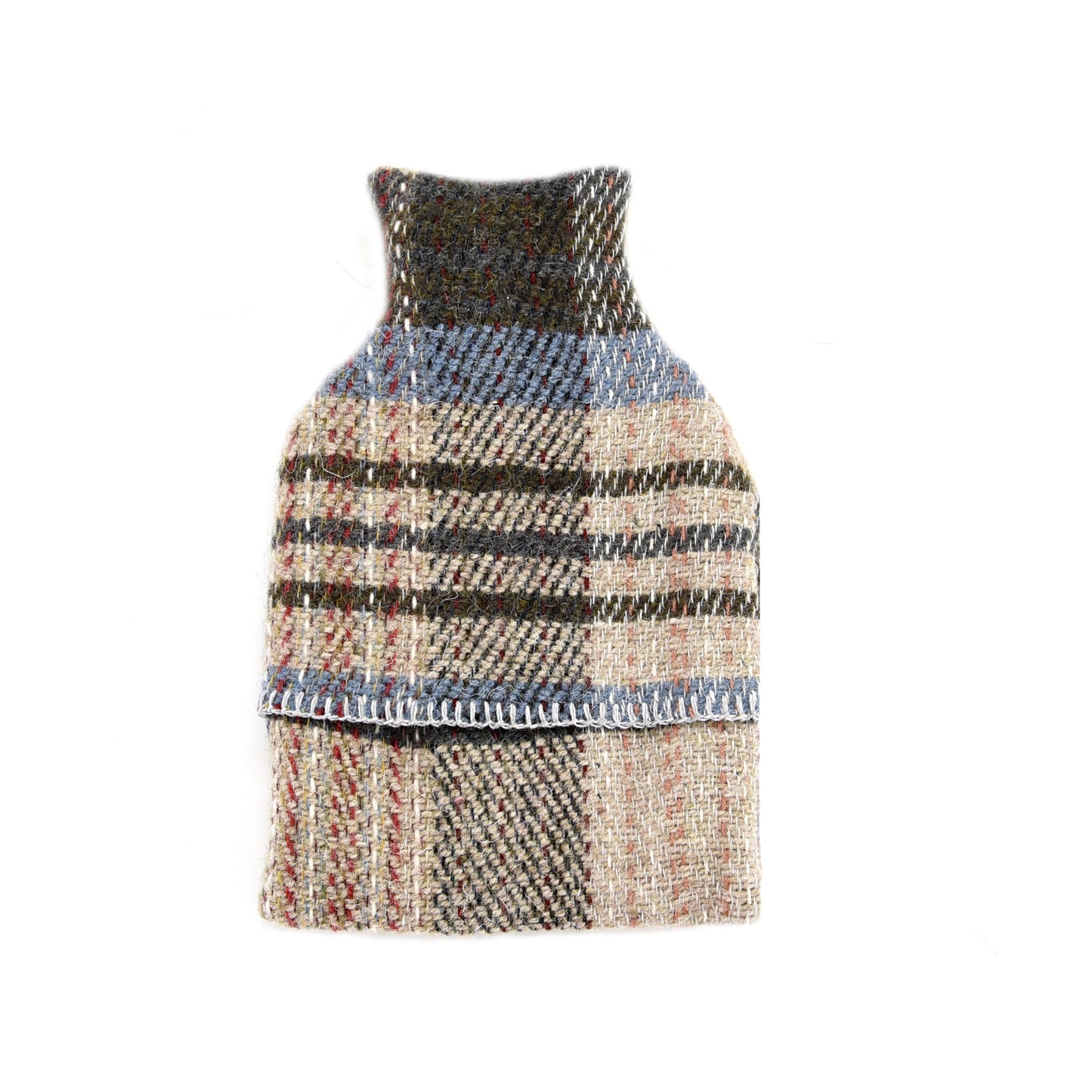 100% Recycled Pure Wool Hot Water Bottle by Tweedmill - Enamelhappy