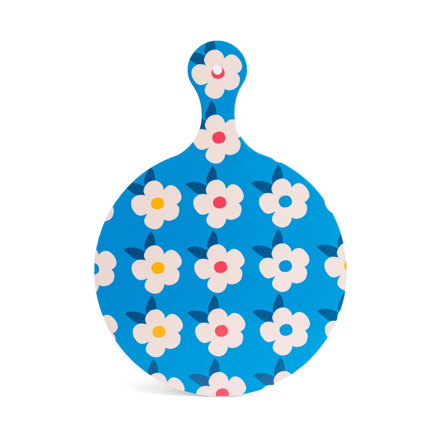 Chopping Board Ocean Blue Retro Floral - Enamelhappy - Enamelhappy