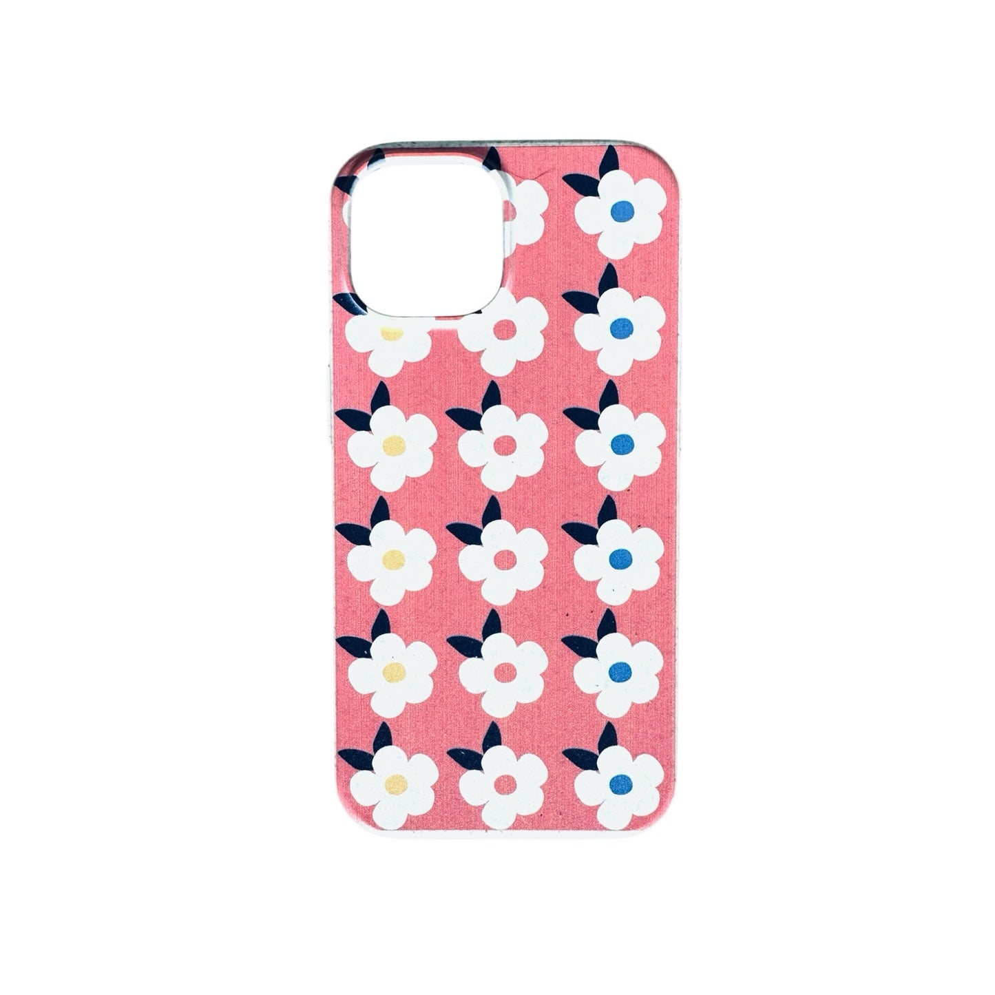 Retro Floral Tough Phone Case in Coral Pink - Google Samsung Iphone - Enamelhappy