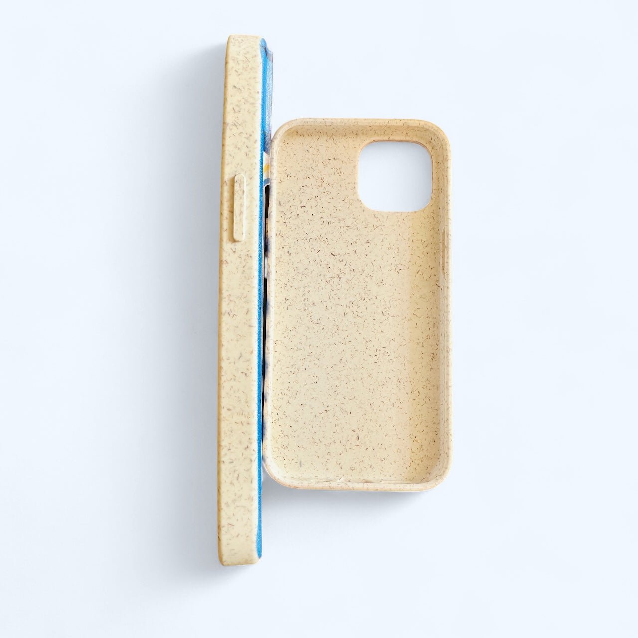 Retro Floral Eco Friendly Tough Phone Case in Ocean Blue - iPhone Samsung - Enamelhappy