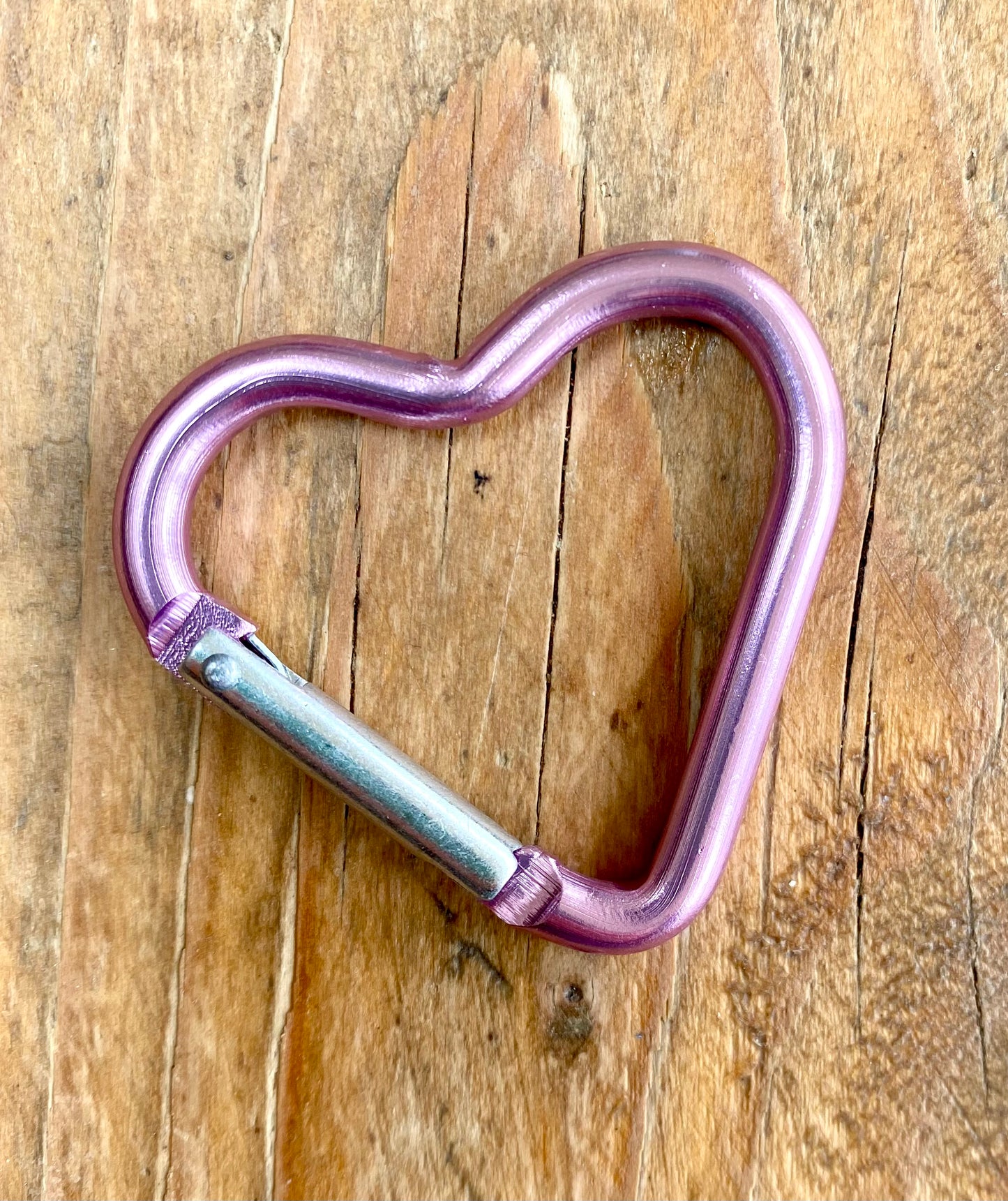 Heart Carabiner Clip (various colours) - Enamelhappy