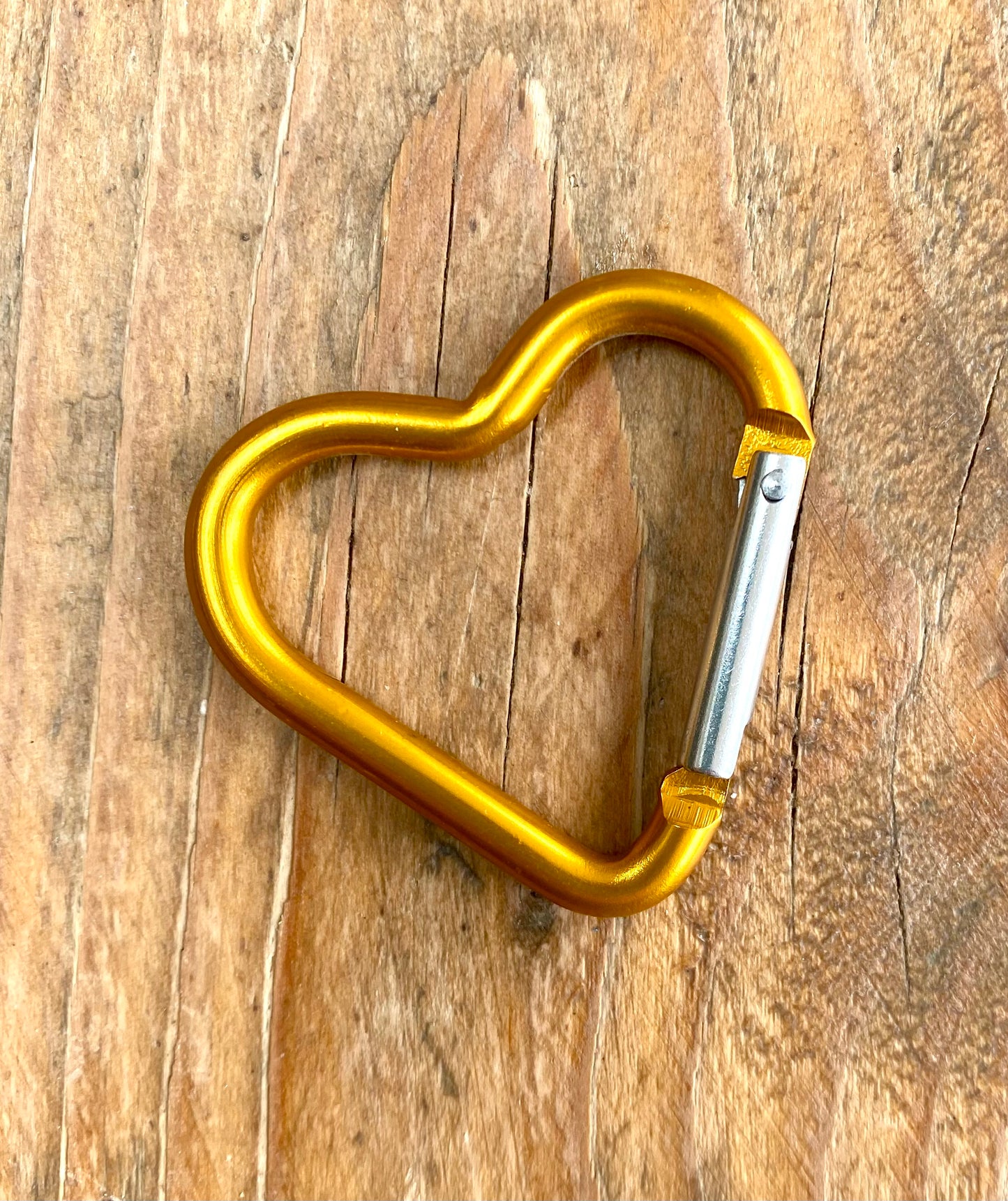 Heart Carabiner Clip (various colours) - Enamelhappy