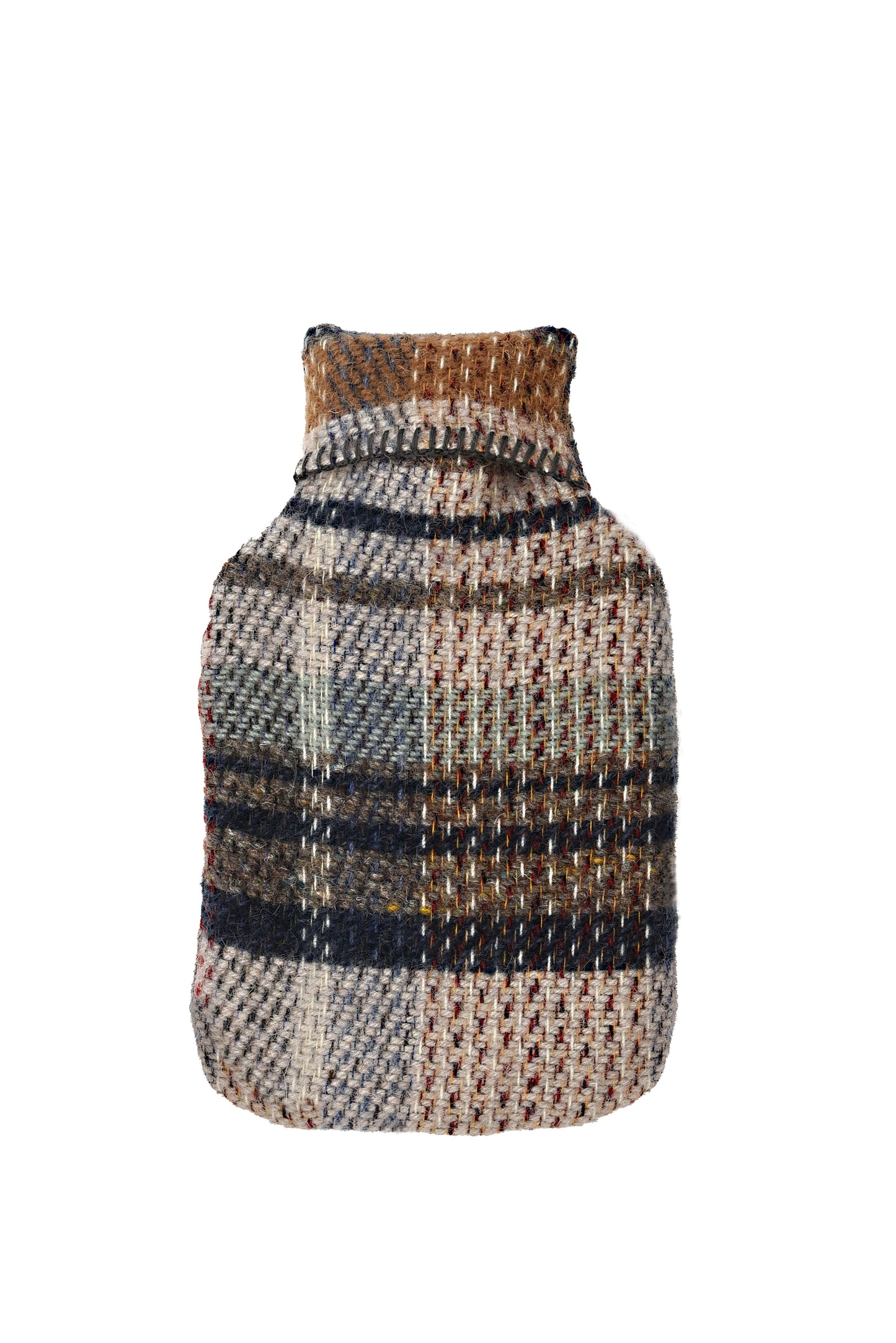 100% Recycled Pure Wool Hot Water Bottle by Tweedmill