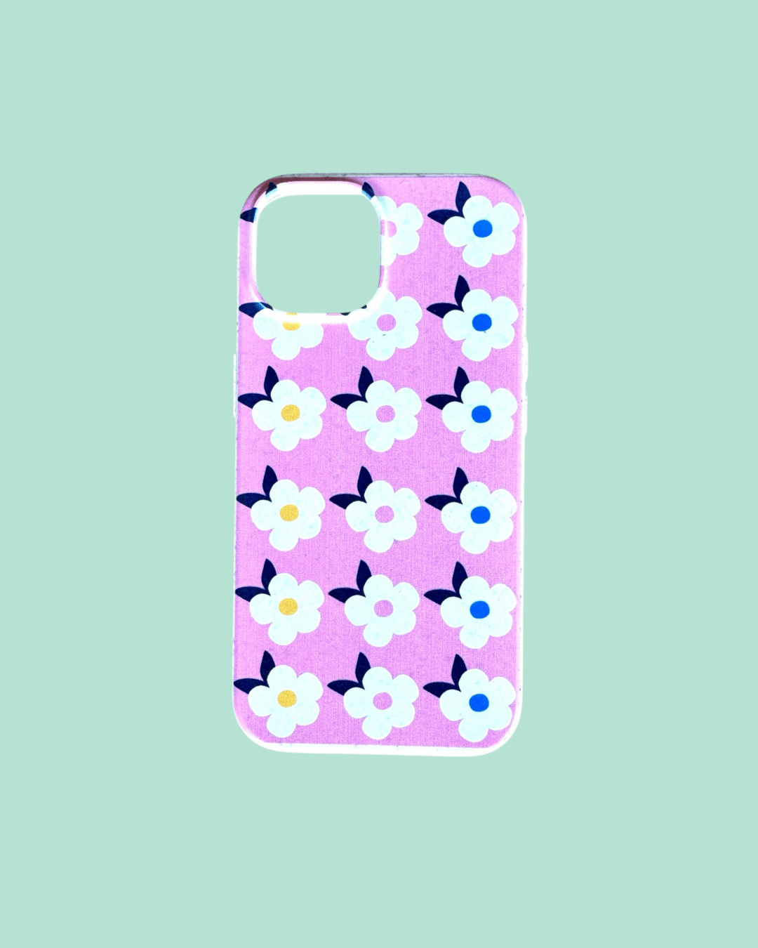 Retro Floral Tough Phone Case in Rose Pink - Google Samsung Iphone - Enamelhappy