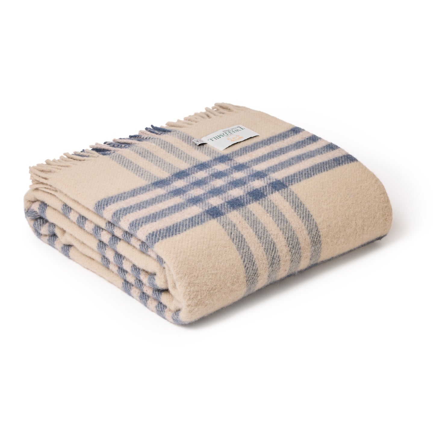 Tweedmill Hex Check Heritage Woven Throw Blanket | Pure New Wool