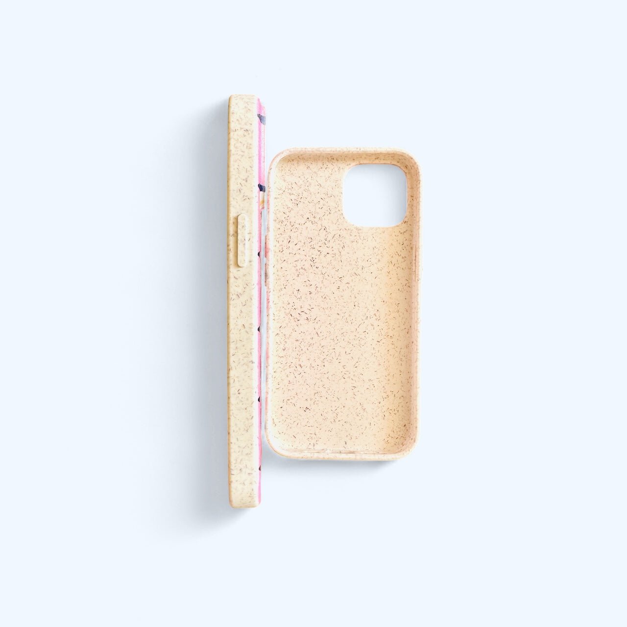 Retro Floral Eco Friendly Tough Phone Case in Rose Pink iPhone Samsung - Enamelhappy