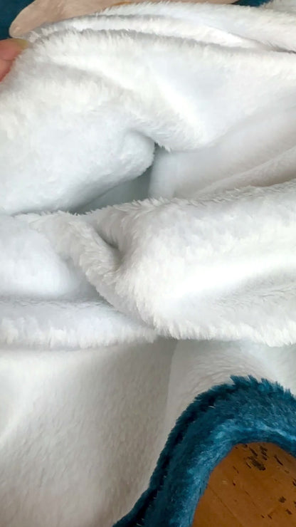 Retro Floral Honey Yellow Mustard Ultra Plush Cuddle Soft Large Fleece Blanket/Throw