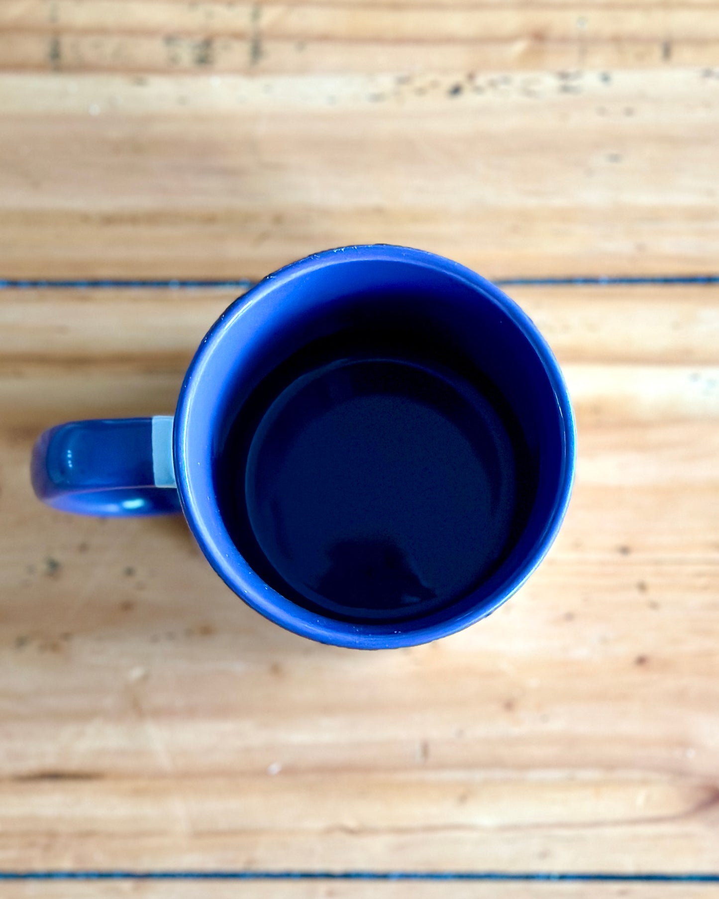 Retro Floral 11oz Ceramic Mug - Honey Yellow with Purple