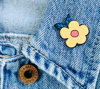 Be Happy Enamel Pin Badge - Enamelhappy